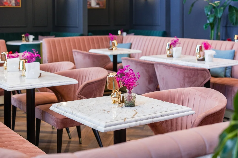 ambiance in Le flamant restaurant