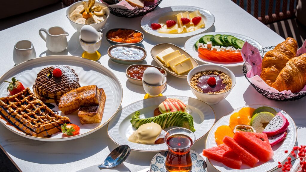 Best Breakfast in Dubai at Le Flamant Rose